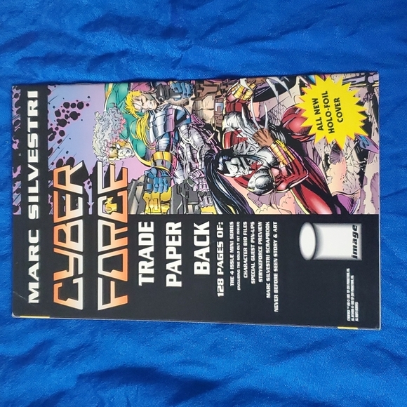 4/$20 - CYBERFORCE #4 IMAGE COMICS VTG 1993, Marc Silvestri Foil Cover A… - Picture 5 of 10
